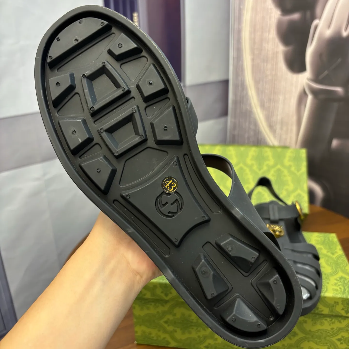 Men's shoes 260💰 [Gucci] Counter quality, top-quality original goods, real photos! Original TPU material, fine workmanship, comfortable; genuine 1:1 replica Size: 36 ~ 46